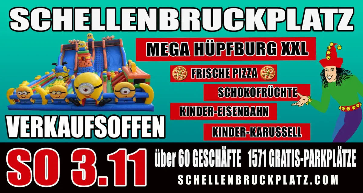 Schellenbruckplatz verkaufsoffener Sonntag 03.11.2024